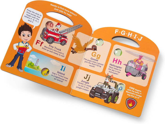 Melissa & Doug PAW Patrol Children's Book - Poke-A-Dot: Alphabet Adventure by 
