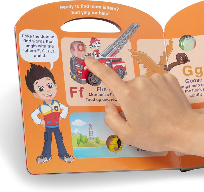 Melissa & Doug PAW Patrol Children's Book - Poke-A-Dot: Alphabet Adventure by 