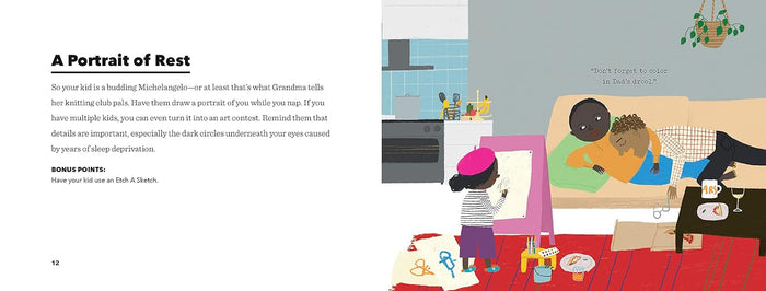 Horizontal Parenting: How to Entertain Your Kid While Lying Down by Michelle Woo, Dasha Tolstikova