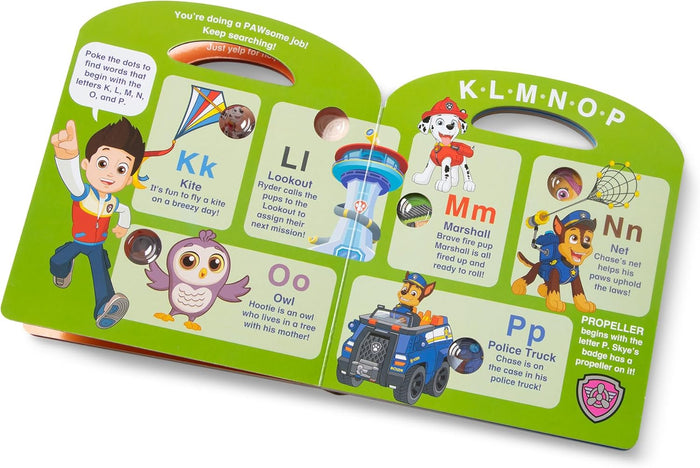 Melissa & Doug PAW Patrol Children's Book - Poke-A-Dot: Alphabet Adventure by 