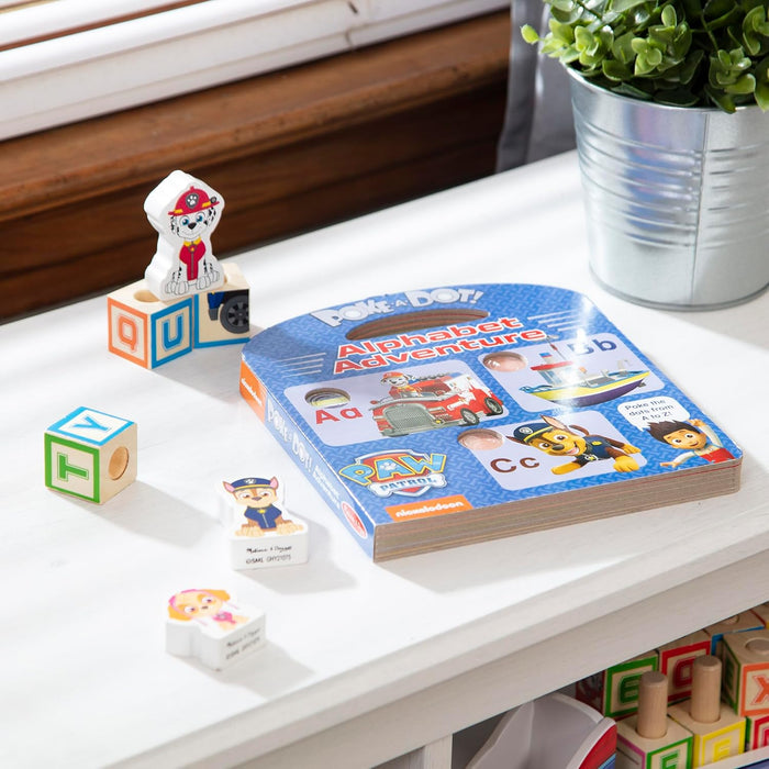 Melissa & Doug PAW Patrol Children's Book - Poke-A-Dot: Alphabet Adventure by 