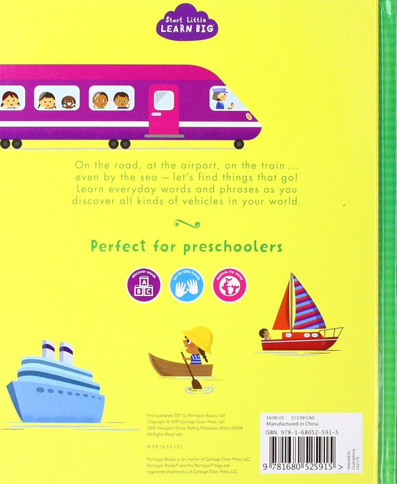 Things That Go (Start Little, Learn Big) by Smriti Prasadam-Halls, Parragon Books, Amy Cartwright