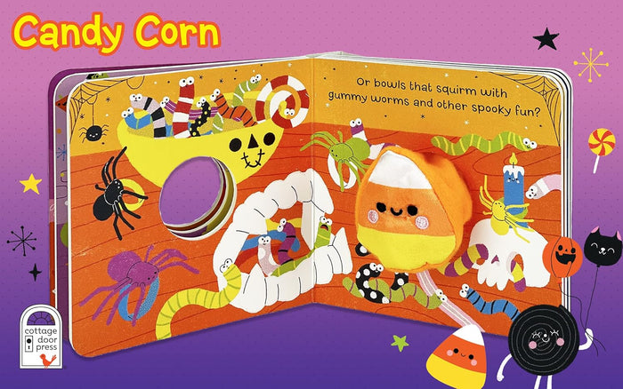 Candy Corn Kids Halloween & Thanksgiving Finger Puppet Board Book Ages 0-4