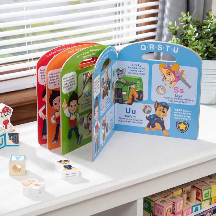 Melissa & Doug PAW Patrol Children's Book - Poke-A-Dot: Alphabet Adventure by 