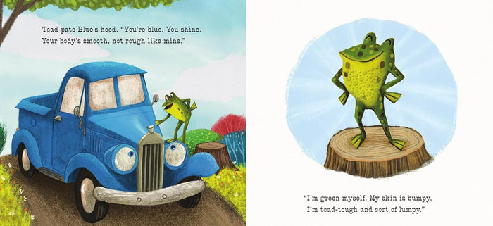 Little Blue Truck Feeling Happy: A Touch-and-Feel Book by Alice Schertle