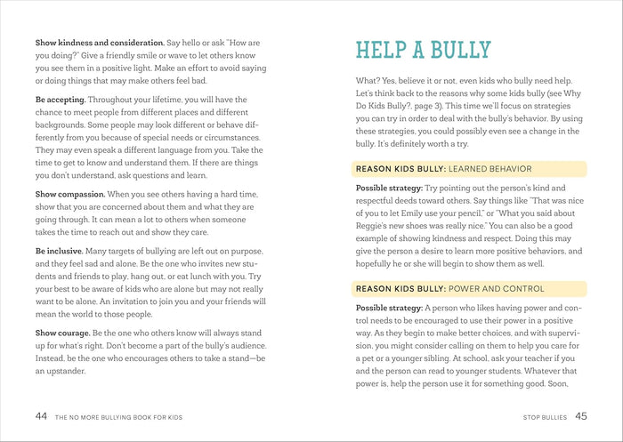 The No More Bullying Book for Kids: Become Strong, Happy, and Bully-Proof