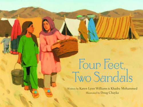 Four Feet, Two Sandals by Karen Lynn Williams, Khadra Mohammed