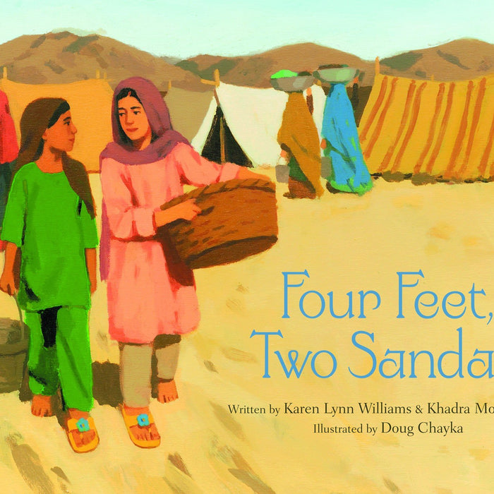 Four Feet, Two Sandals by Karen Lynn Williams, Khadra Mohammed