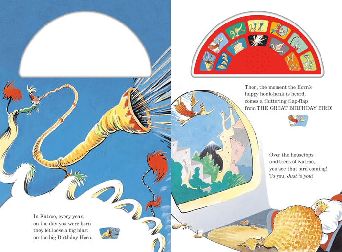 Dr. Seuss's Happy Birthday to You! with 12 Silly Sounds: An Interactive Read and Listen Book (Dr. Seuss Sound Board Books)