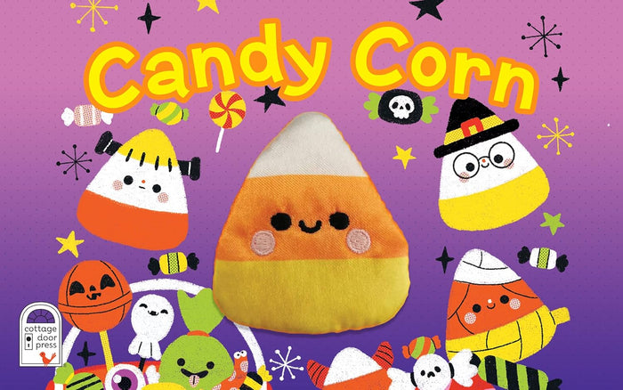 Candy Corn Kids Halloween & Thanksgiving Finger Puppet Board Book Ages 0-4