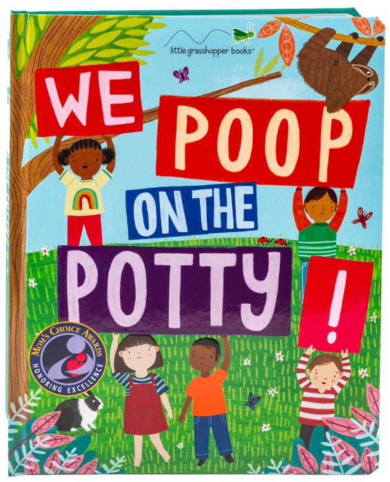We Poop on the Potty!: Funny Potty Training Book for Toddlers | Mom's Choice Gold Award Winner | Teaches Bathroom Habits with Animals & Humor | Large Padded Board Book Gift for Boys & Girls