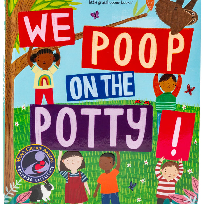 We Poop on the Potty!: Funny Potty Training Book for Toddlers | Mom's Choice Gold Award Winner | Teaches Bathroom Habits with Animals & Humor | Large Padded Board Book Gift for Boys & Girls