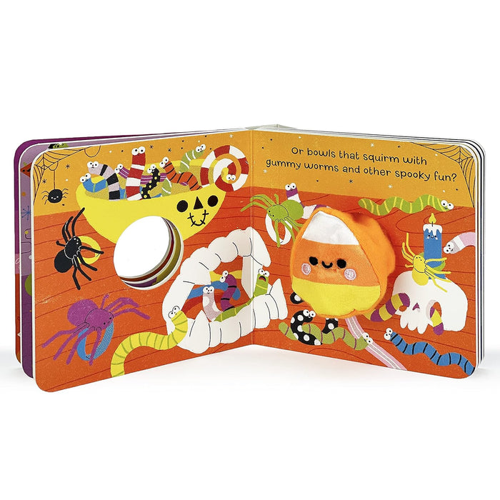 Candy Corn Kids Halloween & Thanksgiving Finger Puppet Board Book Ages 0-4