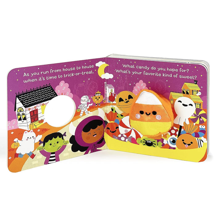 Candy Corn Kids Halloween & Thanksgiving Finger Puppet Board Book Ages 0-4