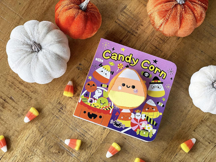 Candy Corn Kids Halloween & Thanksgiving Finger Puppet Board Book Ages 0-4